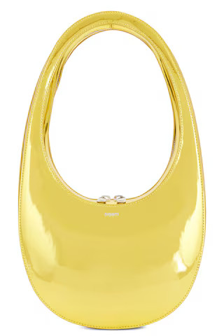 Coperni Metallic Swipe Bag in Gold - Metallic Gold. Size all. | FWRD 