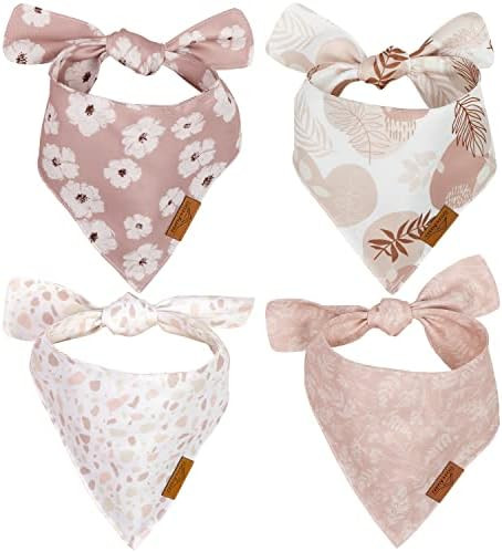 Remy+Roo Dog Bandanas - 4 Pack | Shannon Set | Premium Durable Fabric | Unique Shape | Adjustable... | Amazon (US)