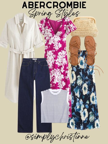 Spring outfit, vacation outfit on sale @abercrombie 

#LTKshoecrush #LTKSpringSale #LTKSeasonal