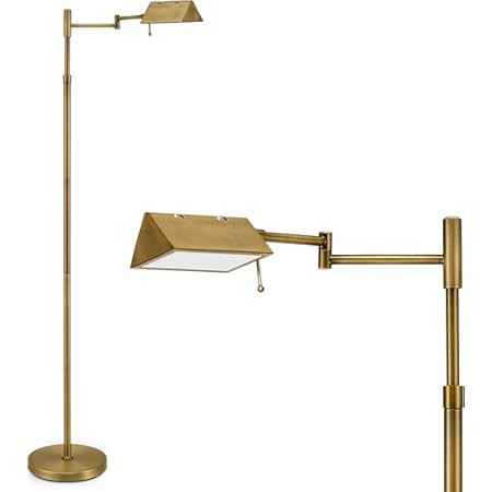 O’Bright Dimmable LED Pharmacy Floor Lamp, 12W LED, Full Range Dimming, 360 Degree Swing Arms, ... | Amazon (US)