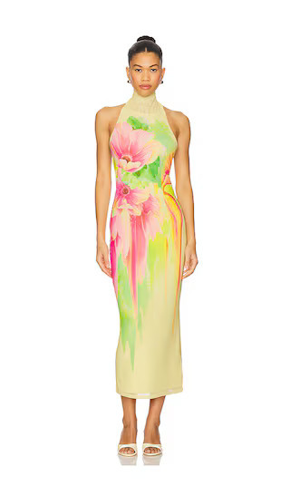 AFRM Olimpia Dress in Yellow,Pink. - size XL | Revolve Clothing (Global)