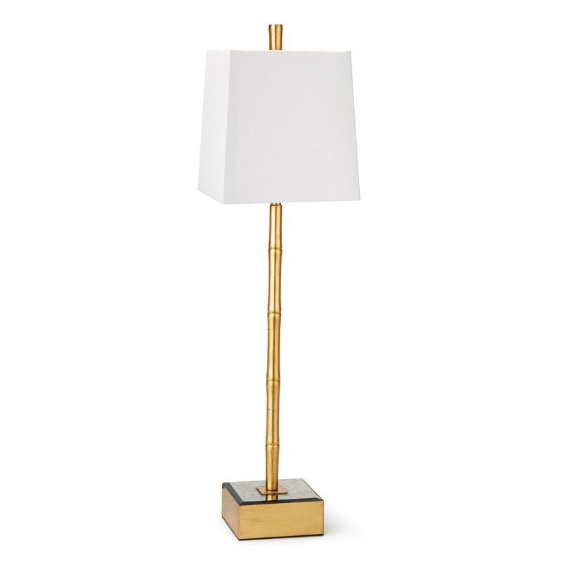 Sarina Buffet Lamp, Gold Leaf | One Kings Lane