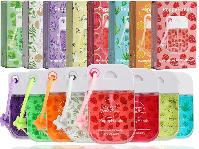 8 Pack Hand Sanitizer Spray, Spray Hand Sanitizer Travel Size With Keychain, Scented Pocket Cute ... | Amazon (US)