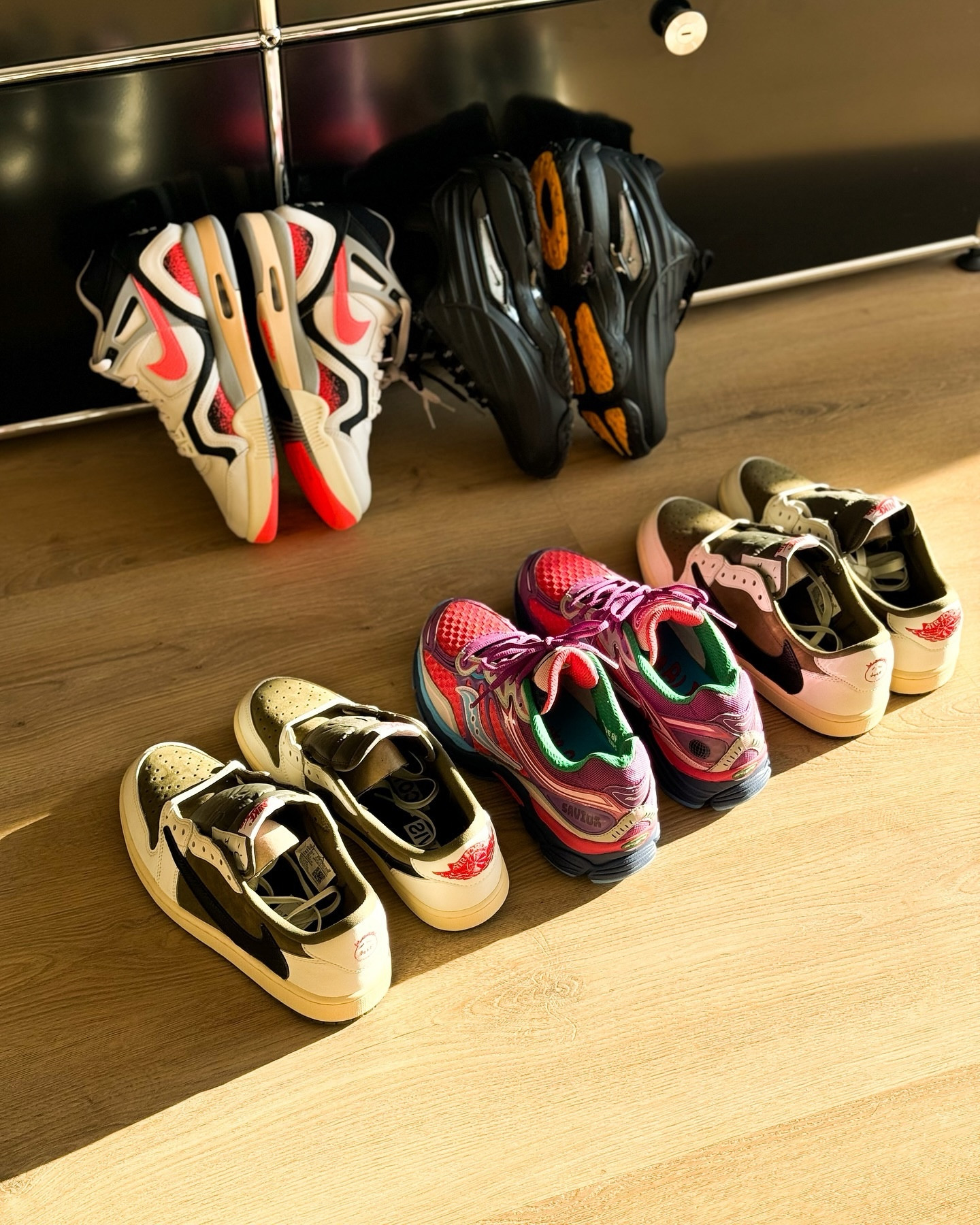 Recent Pickups im September. Welchen würdet ihr nehmen? #travisscott #hotstep2 #nocta #saucony #airtechchallenge