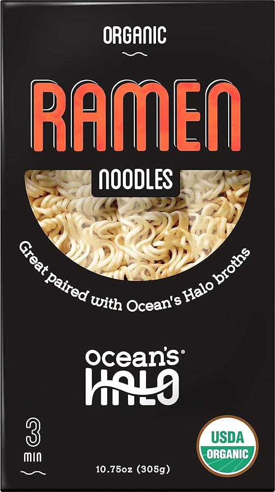 Ocean's Halo, Organic Ramen Noodles, Vegan, USDA Organic, 8.4 Ounce | Amazon (US)