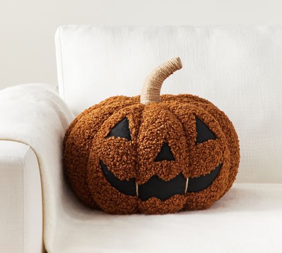 Light Up Jack-o’-Lantern Pumpkin Pillow | Pottery Barn (US)