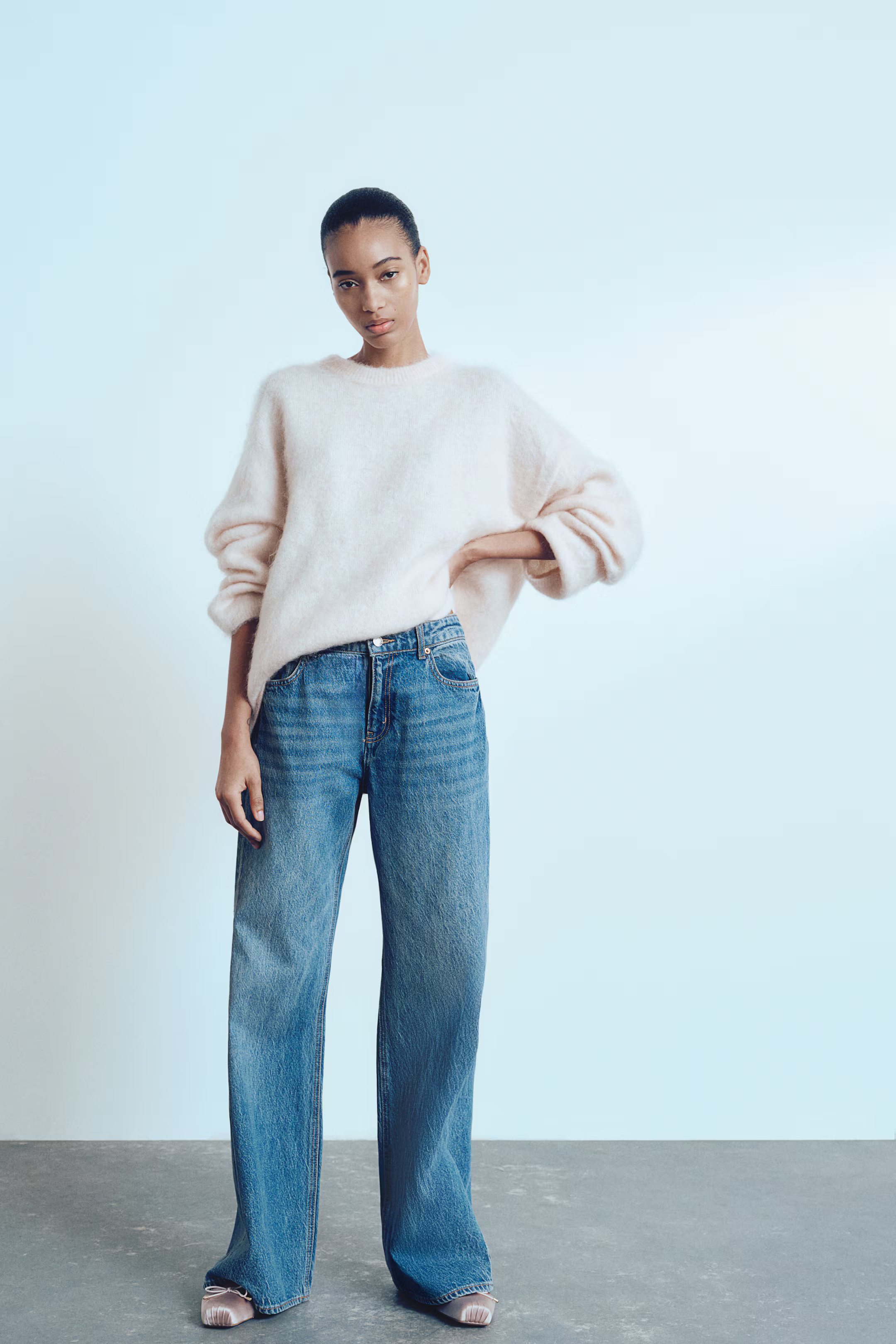 Flared Regular Jeans - Light denim blue - Ladies | H&M CA | H&M (US + CA)