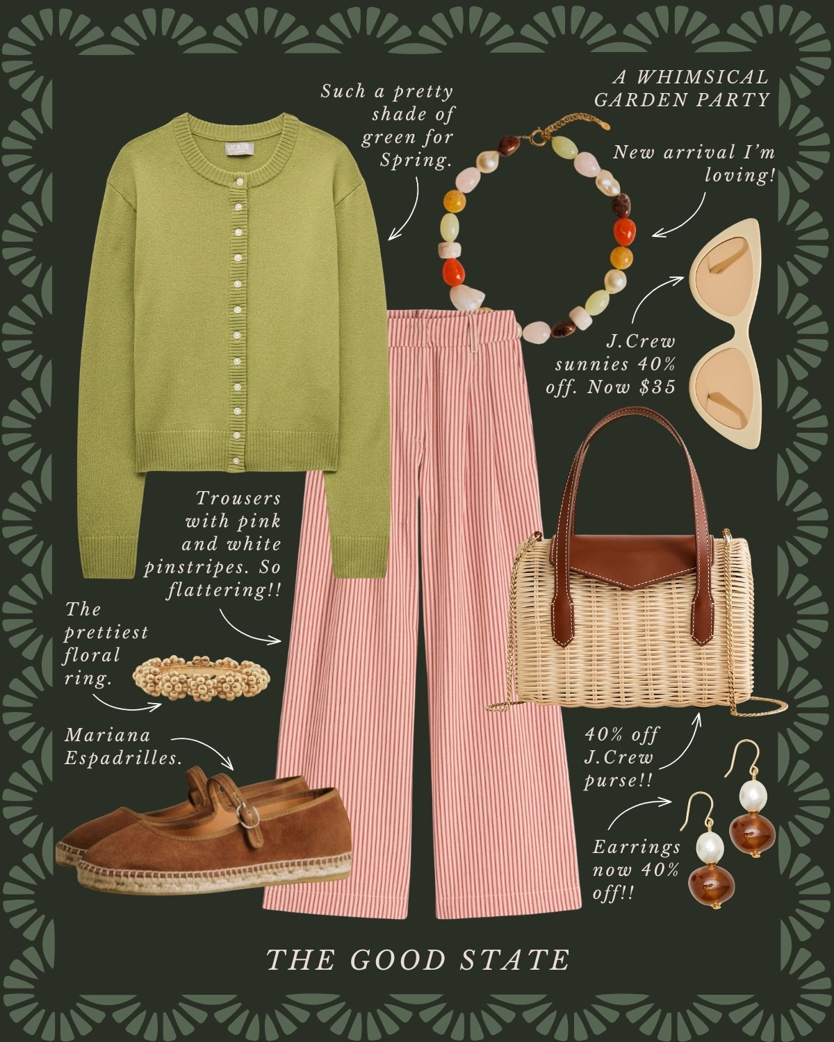 This Spring we are saying YES to happy colors!! We are saying yes to more prints and patterns. Yes to having fun getting dressed! This Lookbook is for the Spring girlies that are saying yes with me! The ones longing for the warmth of sunshine on their skin and a cool breeze blowing through their hair. Shorts and a sweatshirt weather. A flowy dress and a light cardigan. This is for the ladies counting down the days until the farmers market opens back up. The ones who love early mornings at the market—flaky croissant in one hand and a rosemary latte in the other. This is for the ones who can’t resist a bouquet of fresh flowers and are trying to figure out how to grow their own cut flower garden at home (🙋🏼‍♀️). For the ones who spend the golden evenings having a picnic with friends. For the people (like me) who always have a picnic blanket in their car. This is for the girlies love allllll things gingham, their trusty ball cap, pops of color and who firmly believe you can’t have too many neck scarves or bandanas. For the ones who love feminine details like lace trim, dainty florals and ruffles. This Spring may we slow down, breathe deep, embrace the life all around and romanticize the seemingly ordinary moments🌼


#LTKootd #LTKSaleAlert #LTKActive