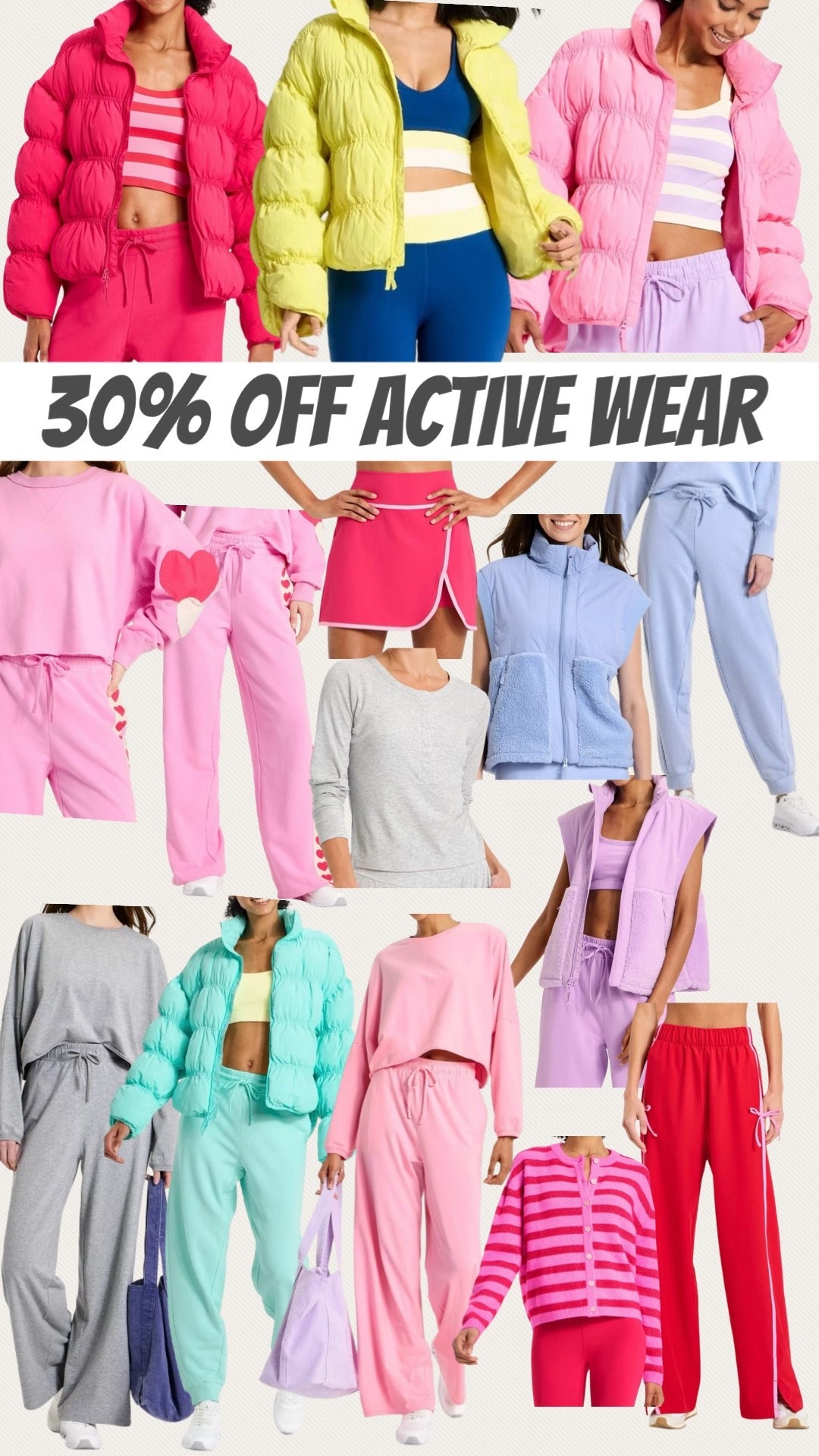 Cuuuute active wear 30% off until Sat night!! Loving all the fun colors and that you can mix and match so many pieces! Try on coming tomorrow! 
.


#LTKfitnessgoals #LTKActive #LTKmomlife