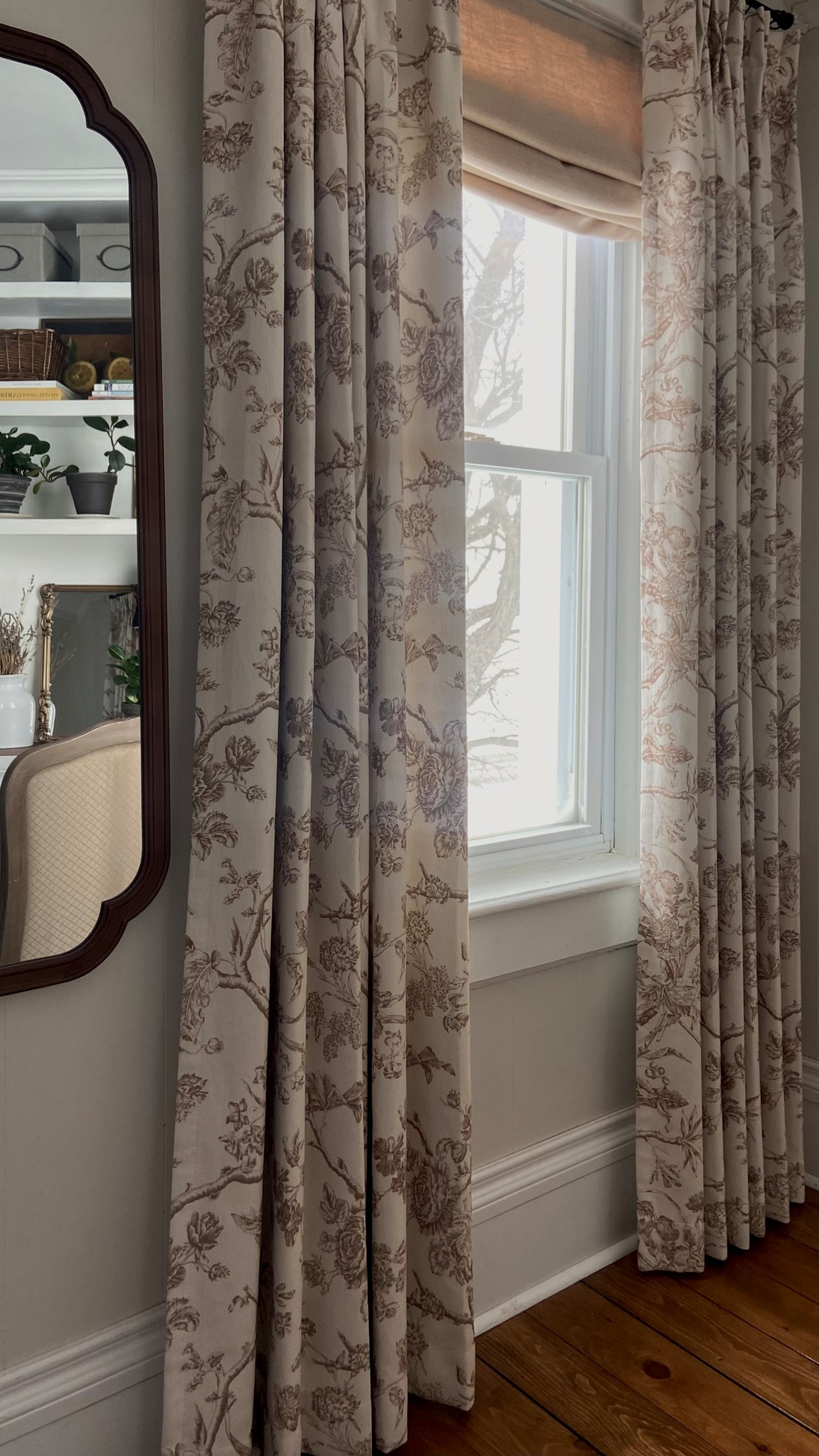 Added one more layer to the windows with these linen Roman shades! The color is Lena Linen in Desert Haze and I used the relaxed fold style here.

#LTKHome