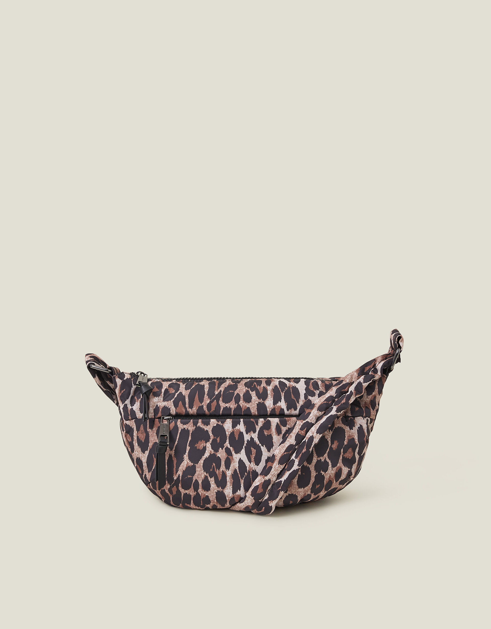 Leopard Print Nylon Sling Cross-Body Bag | Accessorize (Global)