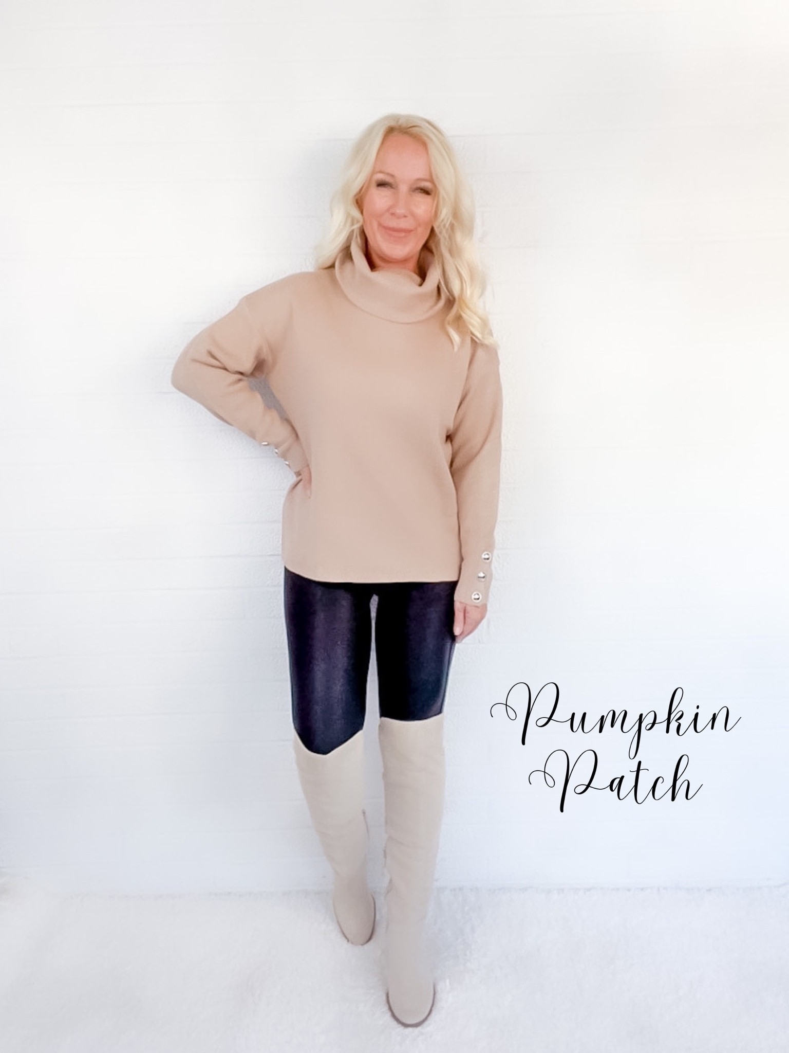 Weekend Outfits for Midlife Women - PUMPKIN PATCH! These Naturalizer Knee Boots are WATER RESISTANT and very comfy!

#LTKSeasonal #LTKunder50 #LTKshoecrush
