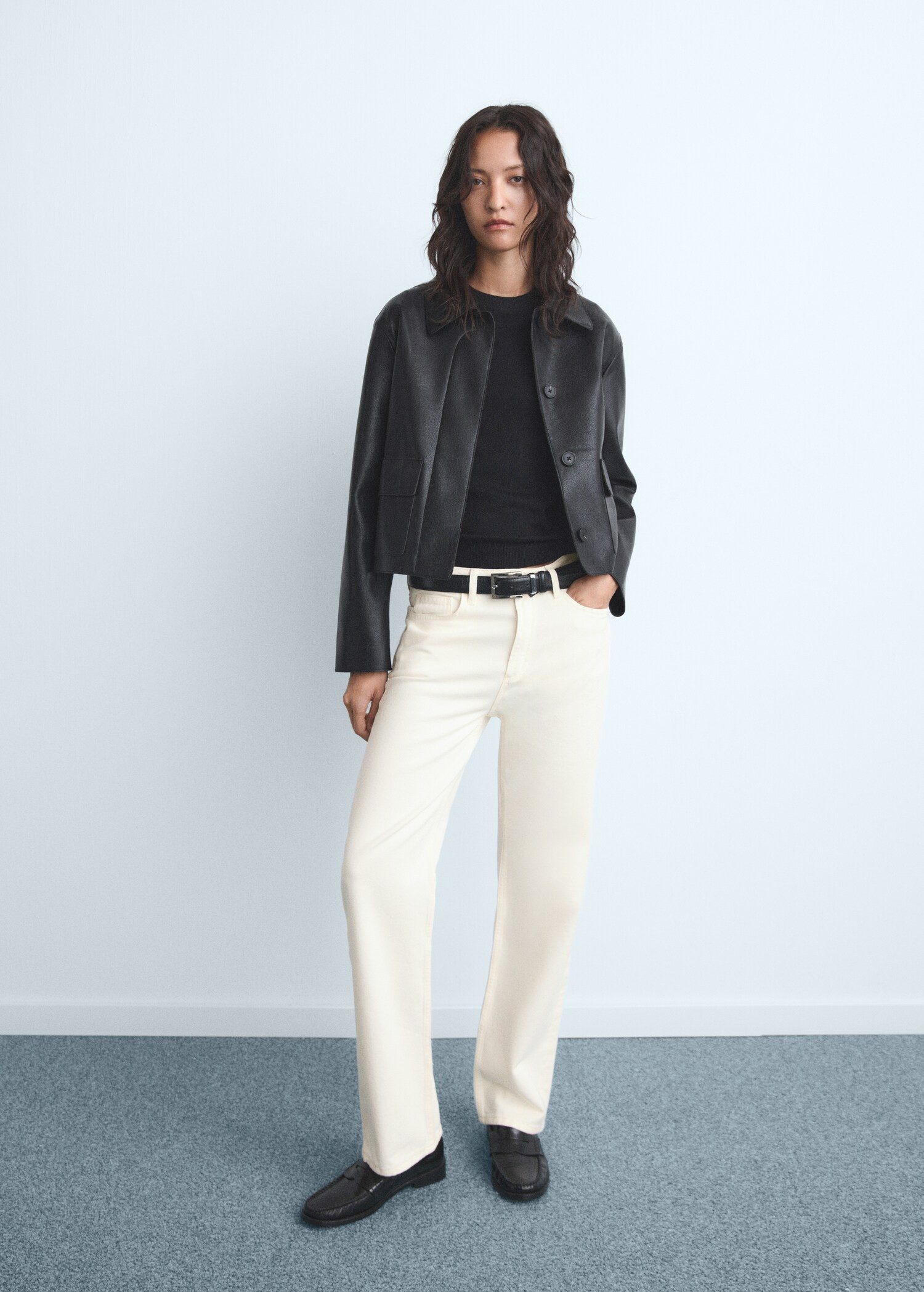 Matilda medium-rise straight-fit jeans - Women | MANGO USA | Mango (US/MX/AU)