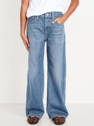 Baggy Straight-Leg Jeans for Girls | Old Navy (US)
