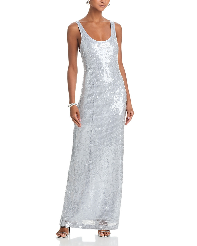 Simkhai Bex Metallic Maxi Dress | Bloomingdale's (US)