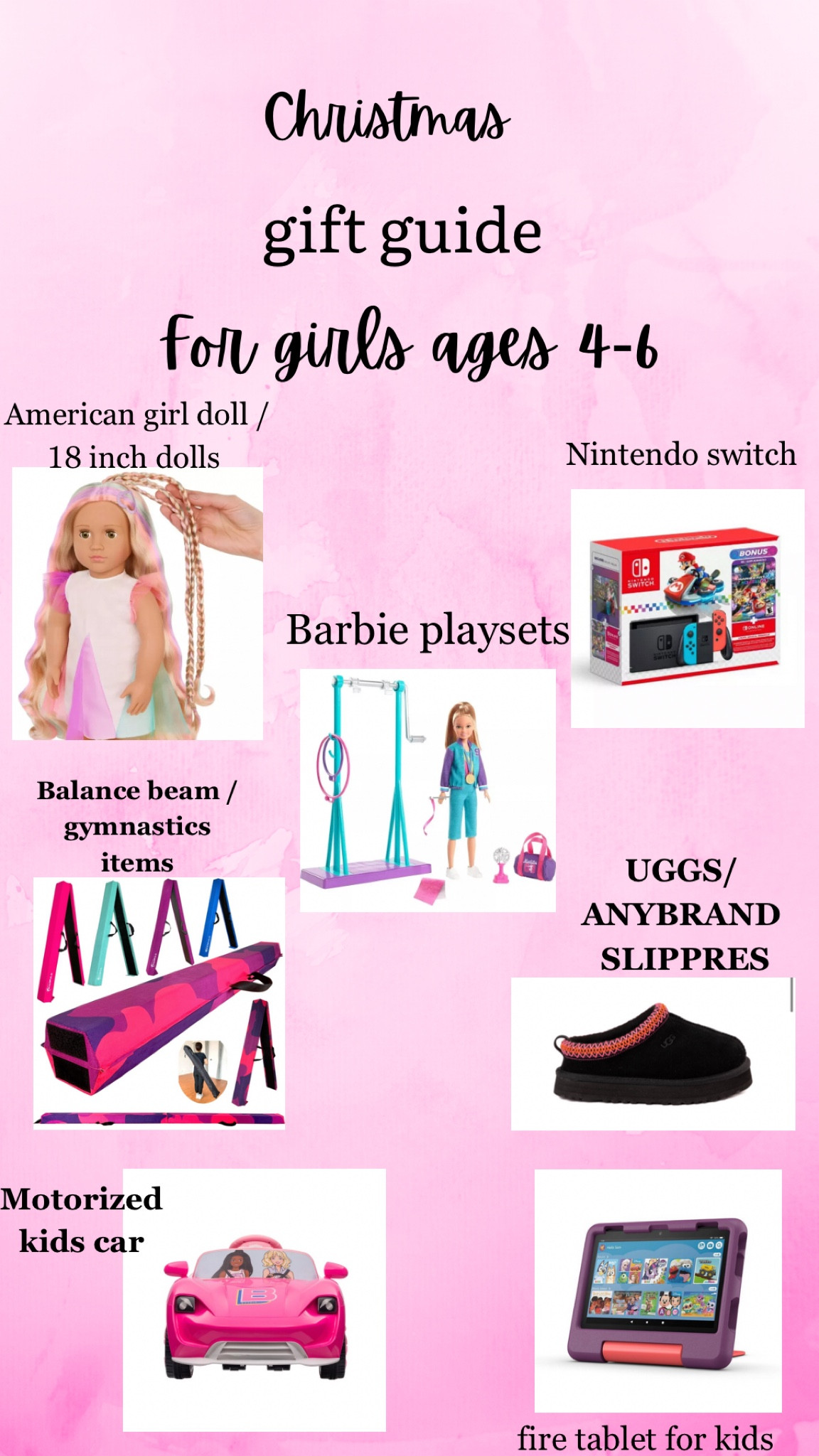 Xmas gift guide for girls age 4-6 🎁 #cyberweek #blackfriday 

#LTKSeasonal #LTKfamily #LTKkids