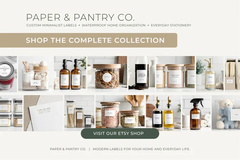 Bath & Linen Closet Labels (minimal Design) • Minimalist Personalized Bathroom Organization Sti... | Etsy (US)