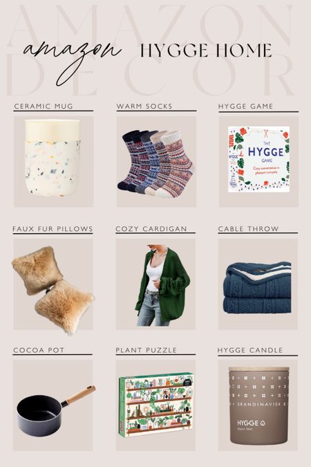 Hygge season finds from Amazon for the home and cozy fashion

#ltkgiftspo #stayhomewithltk #ltkhome #ltkfamily #ltkunder100 #ltkunder50 #ltkstyletip #ltkwedding

#amazonfashion #amazon #amazonfinds #amazonhaul #amazonfind #amazonprime #prime #amazonmademebuyit #amazonfashionfind #amazonstyle #amazondress #amazondeal, amazon finds, amazon fall, amazon must haves, amazon outfit, outfit from amazon#LTKCyberweek

#amazonoutfit
faux fur pillows
cozy socks
hot cocoa pot
hygge game
hygge home
knit throw
hygge candle
winter decor
winter fashion
amazon decor
hygge finds
cable cardigan
danish coasters
hygge gifts
plant puzzle