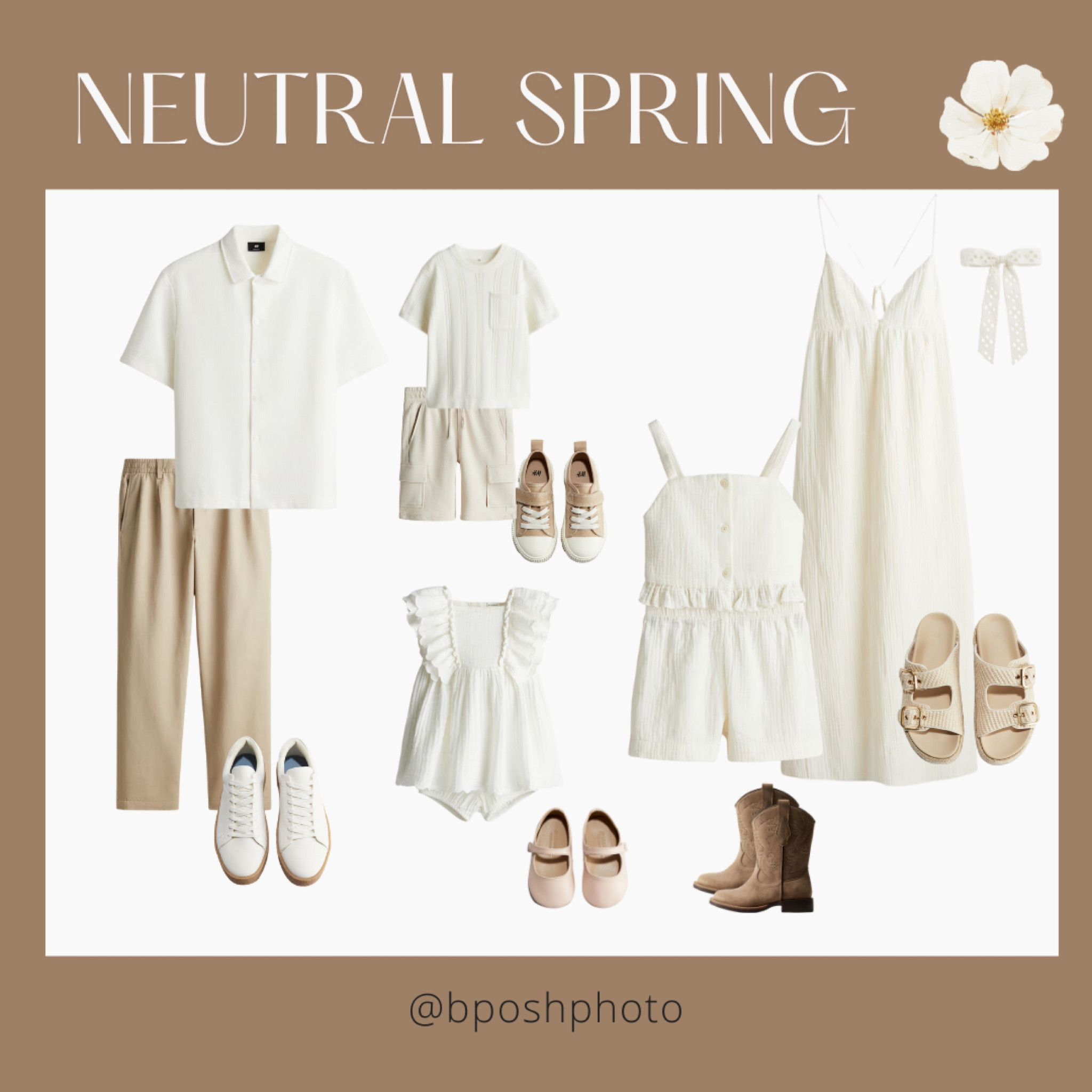 Neutral spring family photo outfits for pictures, Easter or spring vibes 

#LTKfamily #LTKSeasonal #LTKstyletip