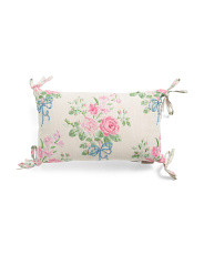 14x24 Rose Bows Embroidered Pillow | Throw Pillows | Marshalls | Marshalls