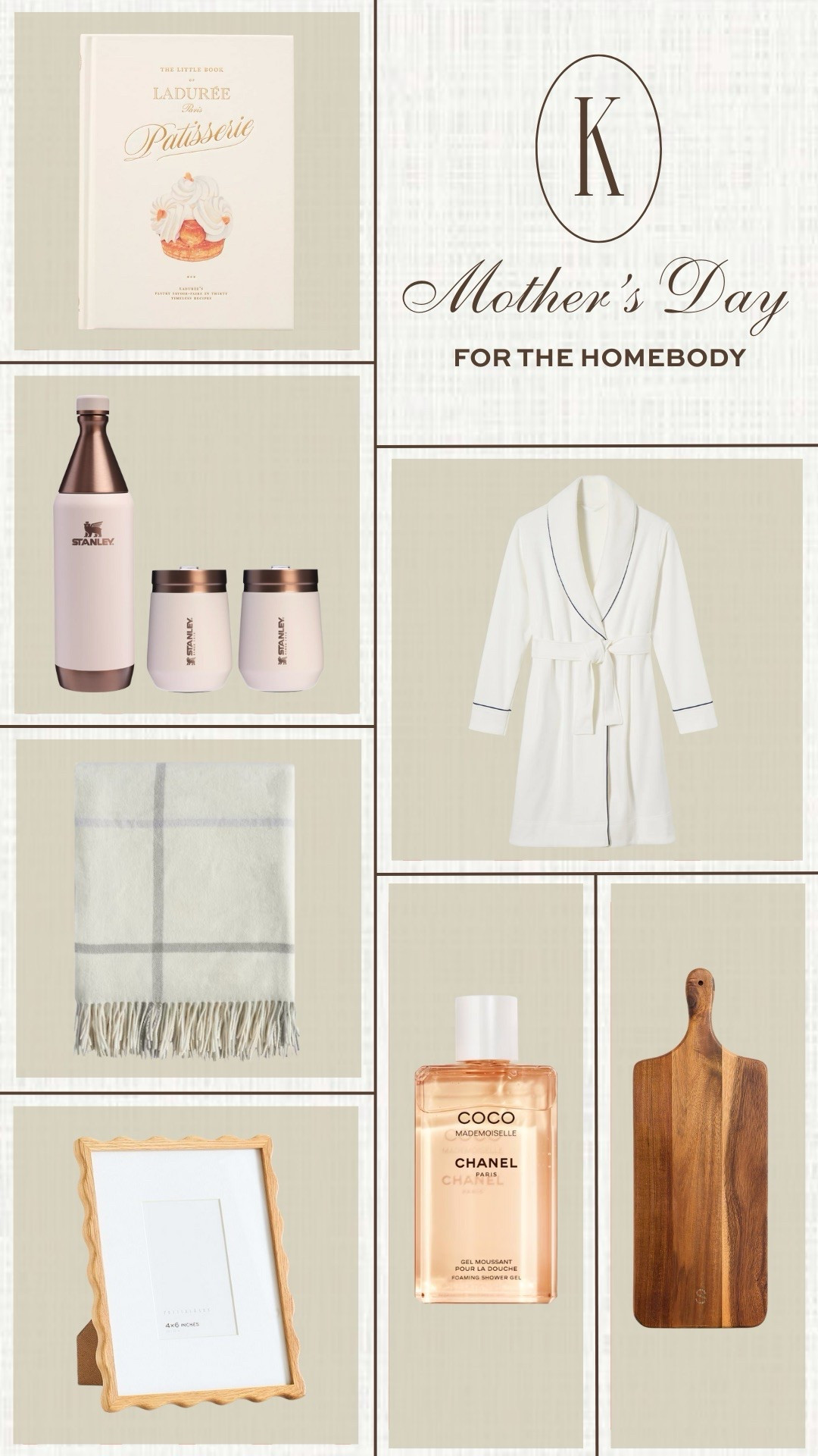 Need a Mother’s Day gift idea for the homebody? These are my top choices! I think it’s so much fun to source a gift in the home category because you can go the cozy route, the cooking route, or the relaxation route. My personal favorite from this roundup? The Stanley wine tumbler and glasses — such a fun gift that will be handy come summertime! 

#LTKHome #LTKFindsUnder100 #LTKGiftGuide