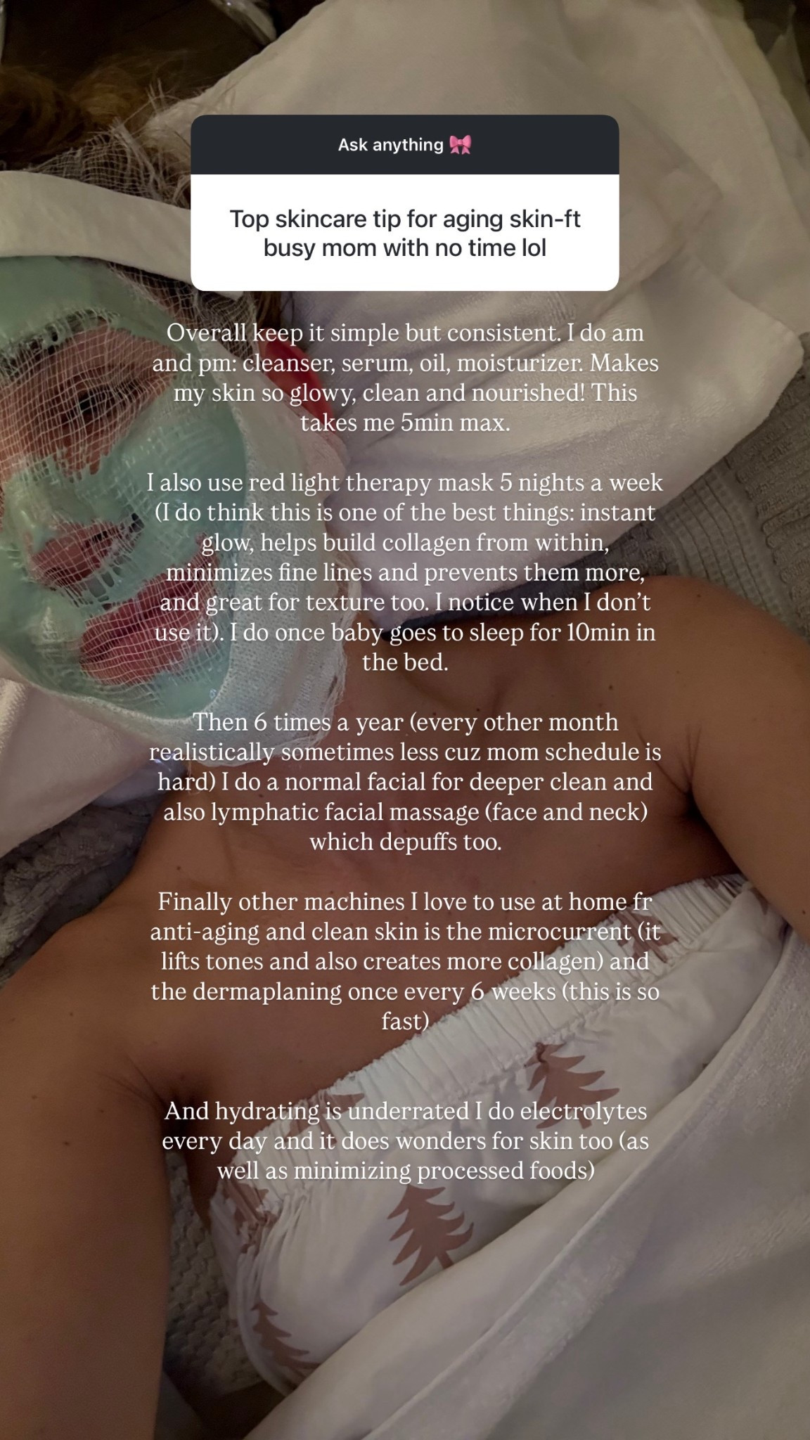 Busy mom clean glowing anti aging skincare 

#LTKgrwm #LTKmomlife