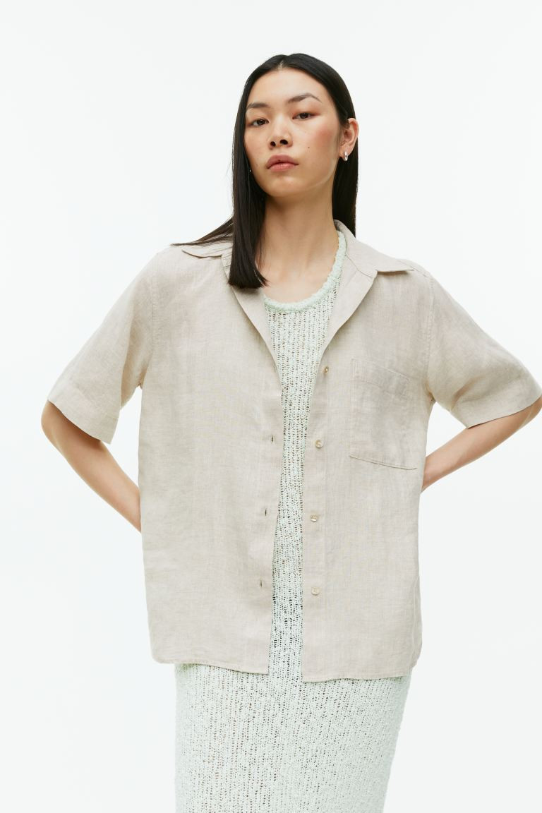 Linen Resort Shirt | H&M (UK, MY, IN, SG, PH, TW, HK)