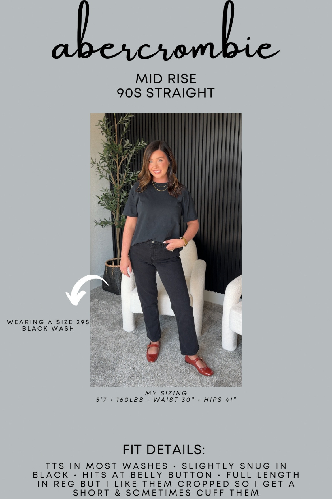 Abercrombie denim sale! These are  classic Abercrombie jeans style & I have them in 4 washes. 25% off + code “AFSHELBY” stacks for extra 15% off 

This outfit is how I actually style these jeans. Very comfy, casual, but still put together 

#LTKStyleTip #LTKxAF #LTKSaleAlert