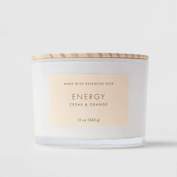 Wood Lidded Glass Wellness Energy Candle - Project 62™ | Target