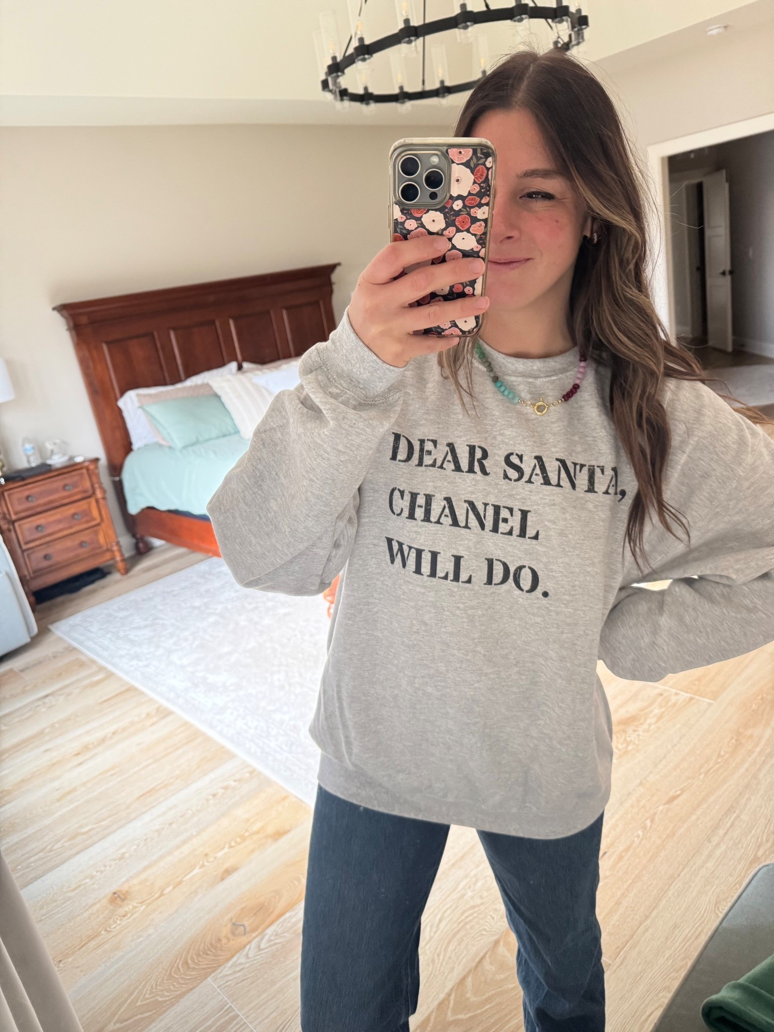 Dear Santa, Chanel will do 💋 sweatshirt // Etsy find // small shop 

#LTKHoliday #LTKFindsUnder50 #LTKootd