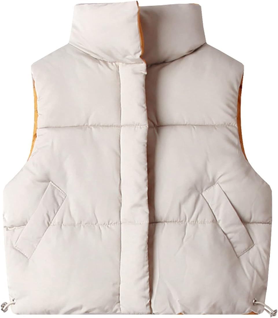EISHOW Kids Toddler Baby Girl Boy Vest Sleeveless Waistcoat Warm Puffer Jacket Outwear with Zipper S | Amazon (US)