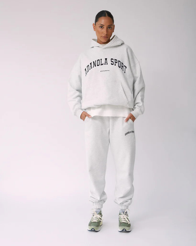 AS Sweatpants - Light Grey Melange | Adanola UK