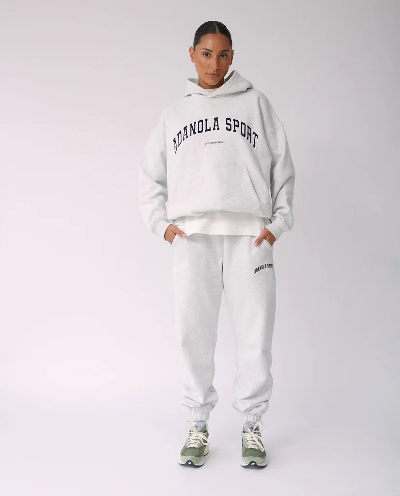 AS Sweatpants - Light Grey Melange | Adanola UK