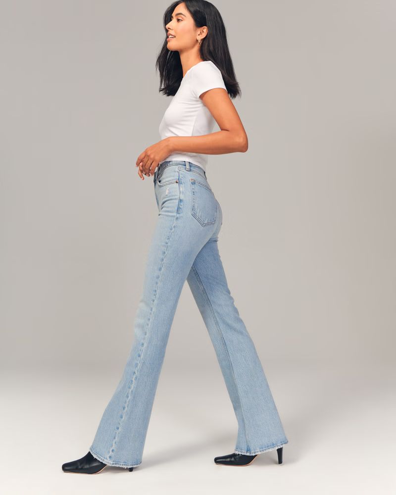 Ultra High Rise Vintage Flare Jean | Abercrombie & Fitch (US)