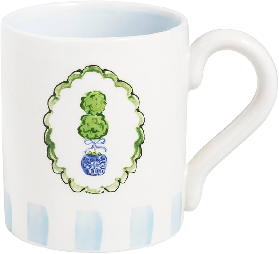 Mud Pie Ceramic Topiary Mug | Amazon (US)