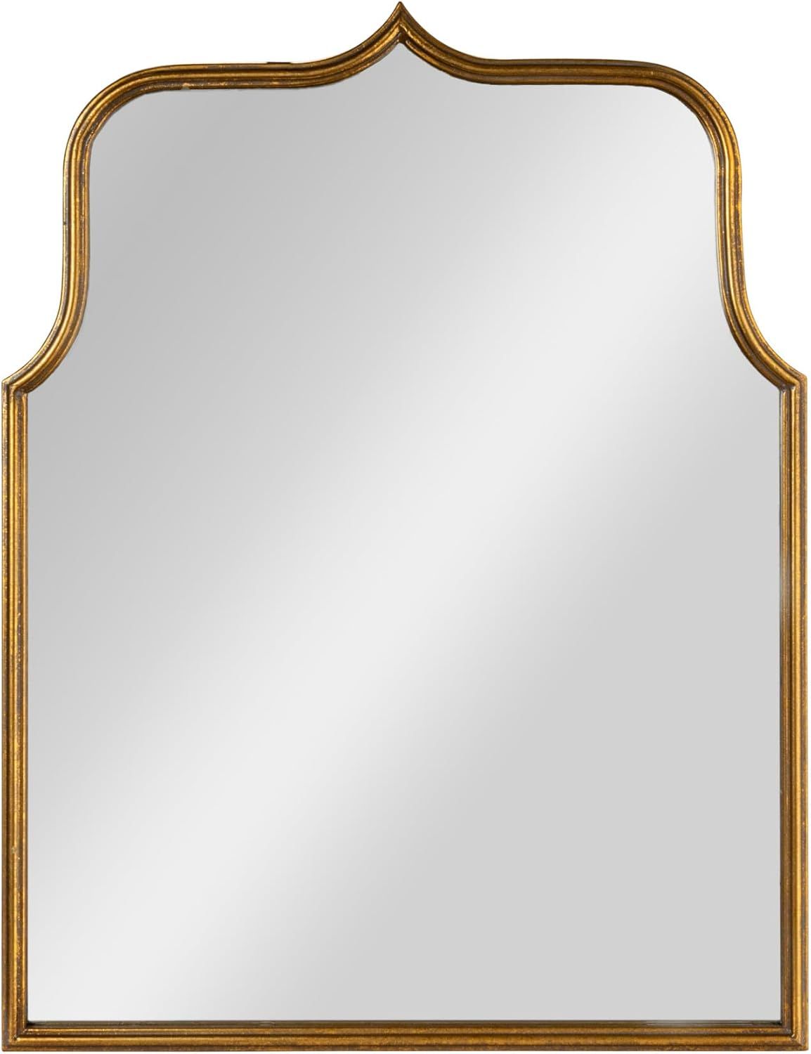 Creative Co-Op Arched Metal Framed Wall Mirror, Antique Goldleaf | Amazon (US)