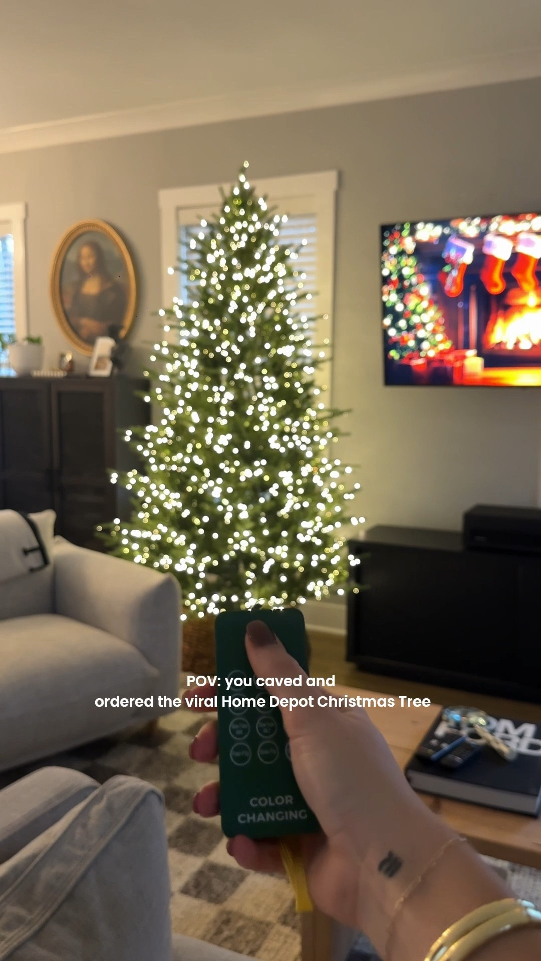 Ok - I can confirm!! ITS WORTH IT. It’s perfect omg 🥺🥺🥺 7.5’ twinkle light Christmas tree from Home Depot 

#LTKHoliday #LTKFamily #LTKHome