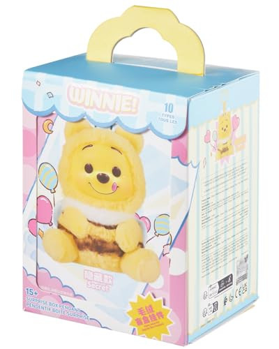 MINISO Disney Winnie The Pooh Collection Beach Vacation Blind Box Figure Vinyl Plush Pendant Model Collectible Toy for Home Decor Holiday Birthday Gifts for Girls and Boys Single Box (Random One) | Amazon (US)