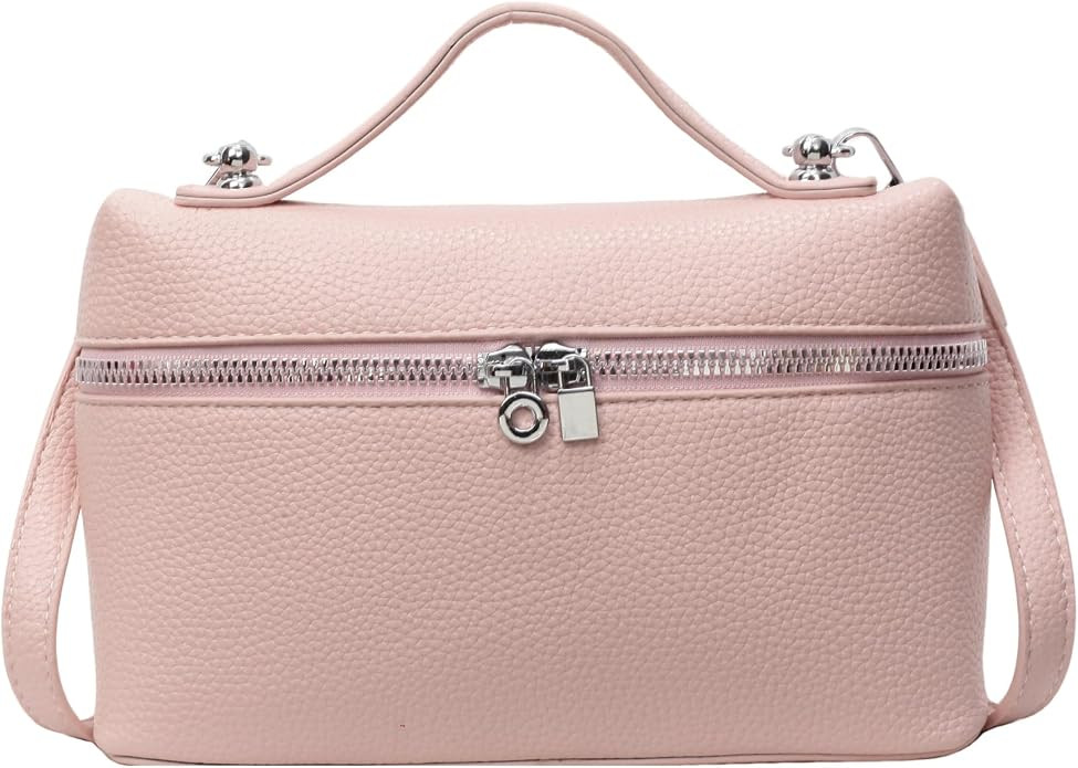 Leather Tote Bag Women Vintage Crossbody Purse Minimalist Casual Elegant Commuter Handbag | Amazon (US)