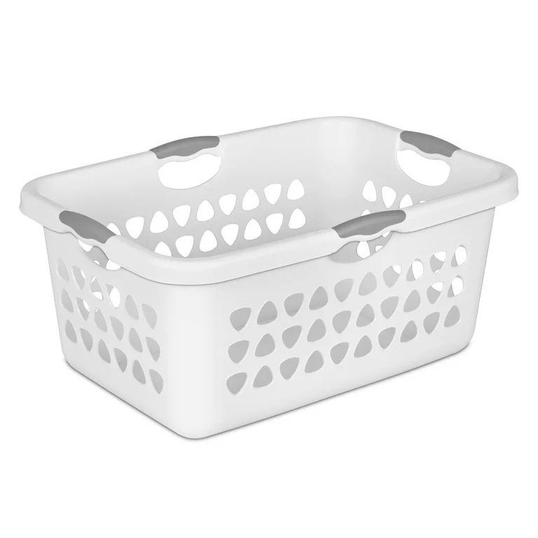 Sterilite 2 Bushel Ultra™ Laundry Basket Plastic, White | Walmart (US)