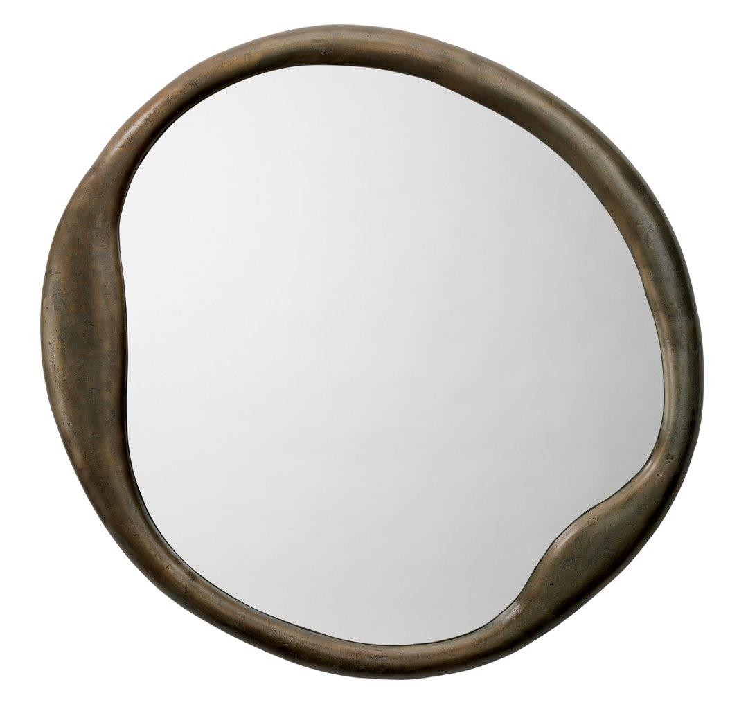 Organic Round Mirror | 1stopbedrooms