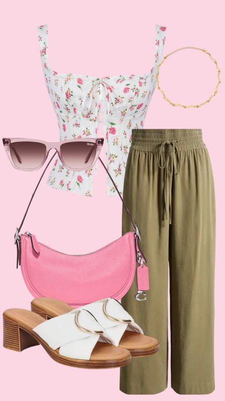 Pretty in pink
Brunch spring outfit 
Summer dresses up 
Travel vacation 
Corset top 
Quay sunglasses 

#LTKtravel #LTKstyletip #LTKunder100