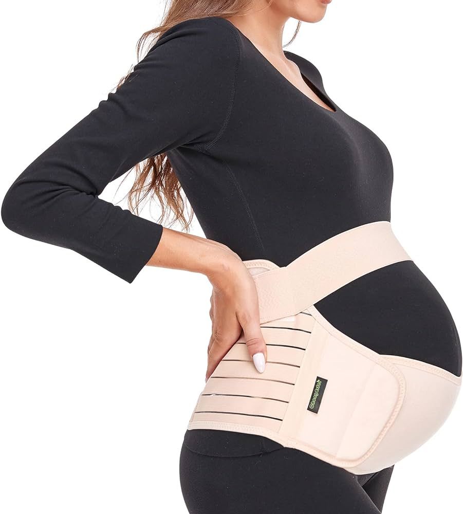 ChongErfei Maternity Belt, Pregnancy 3 in 1 Support Belt for Back/Pelvic/Hip Pain, Maternity Band... | Amazon (US)