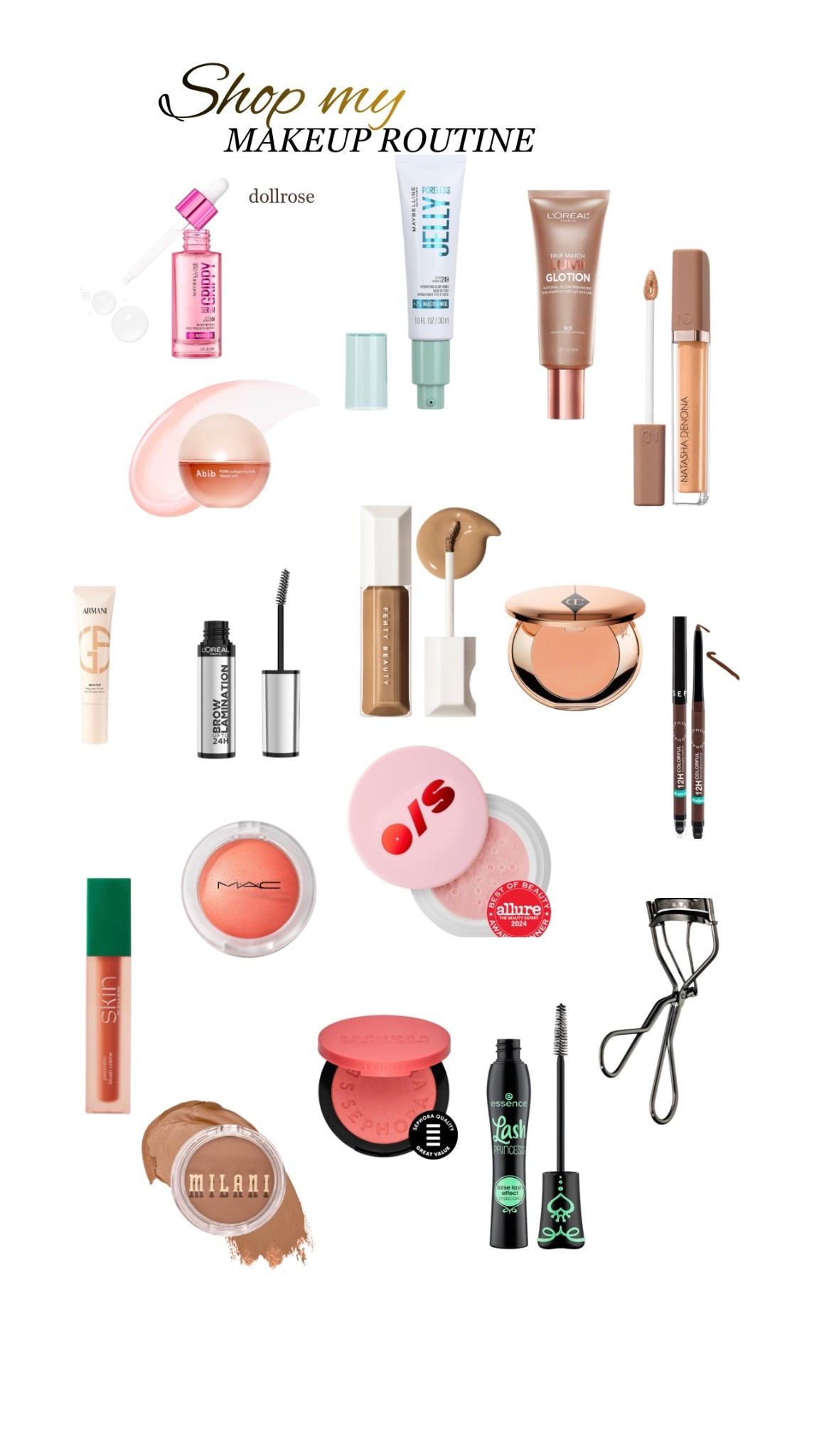 My go to makeup routine 🤍 natural, radiant, and always that effortless glow.

#LTKgrwm #LTKBeauty #LTKselfcare