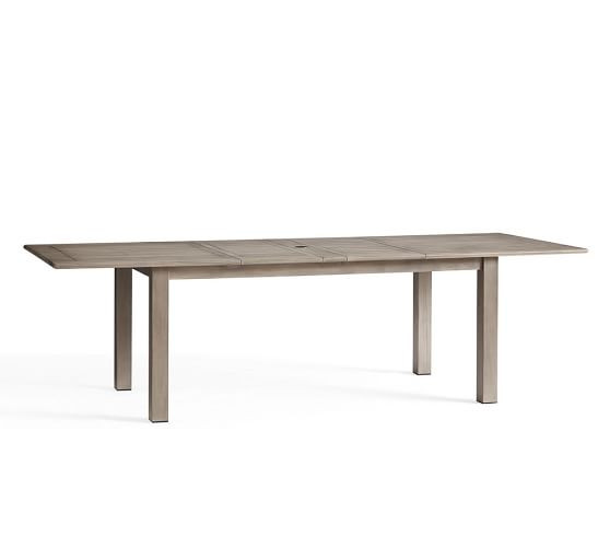 Chatham Rectangular Extending Dining Table, Gray | Pottery Barn (US)