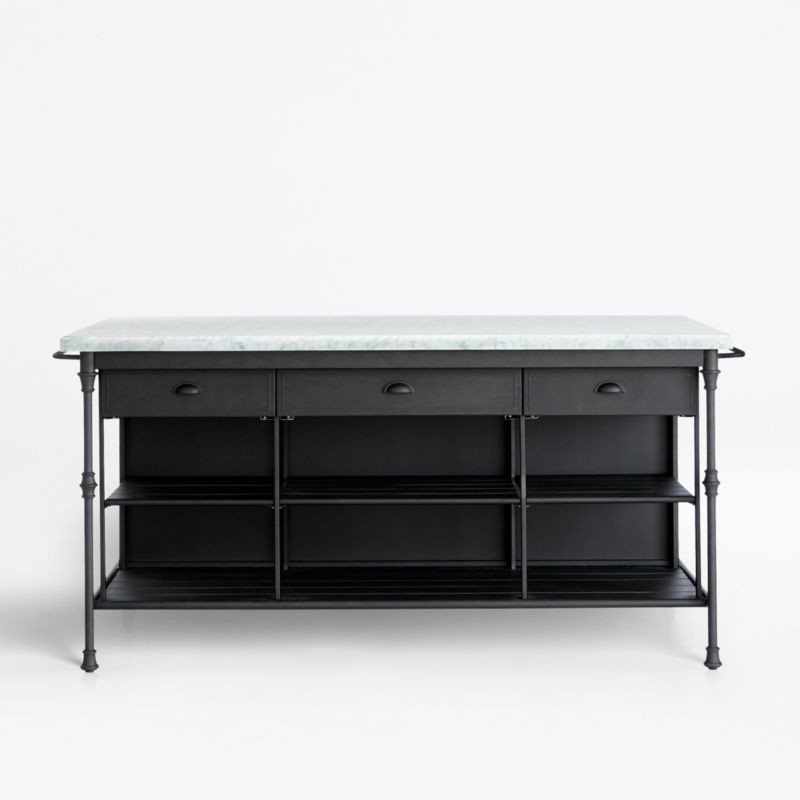 French Kitchen 72" Large Kitchen Island + Reviews | Crate & Barrel | Crate & Barrel