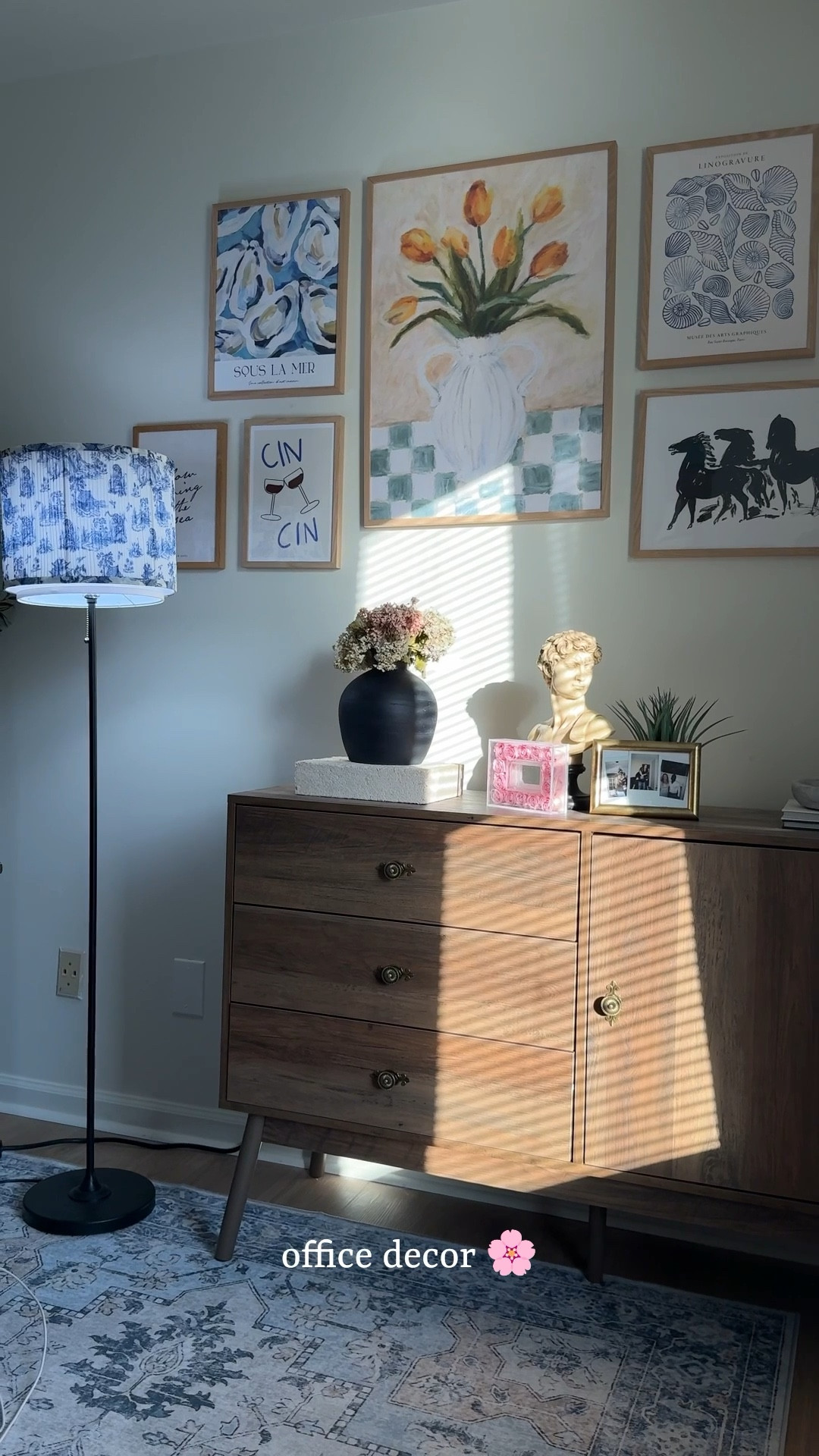 the best sideboard under $120 🤯 Prints & frames from Desenio & everything else is from Home Goods or thrifted!

#LTKHome #LTKFindsUnder100 #LTKSpringSale