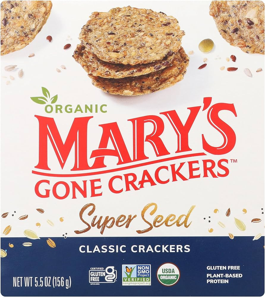 Mary's Gone Crackers Super Seed Classic Crackers, 5.5 oz | Amazon (US)