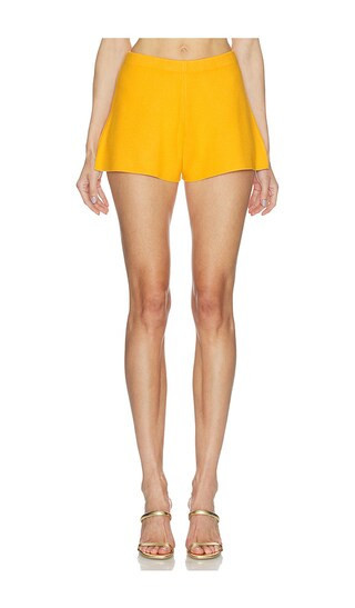 Cult Gaia Ace Short in Mustard. - size XXS | Revolve Clothing (Global)