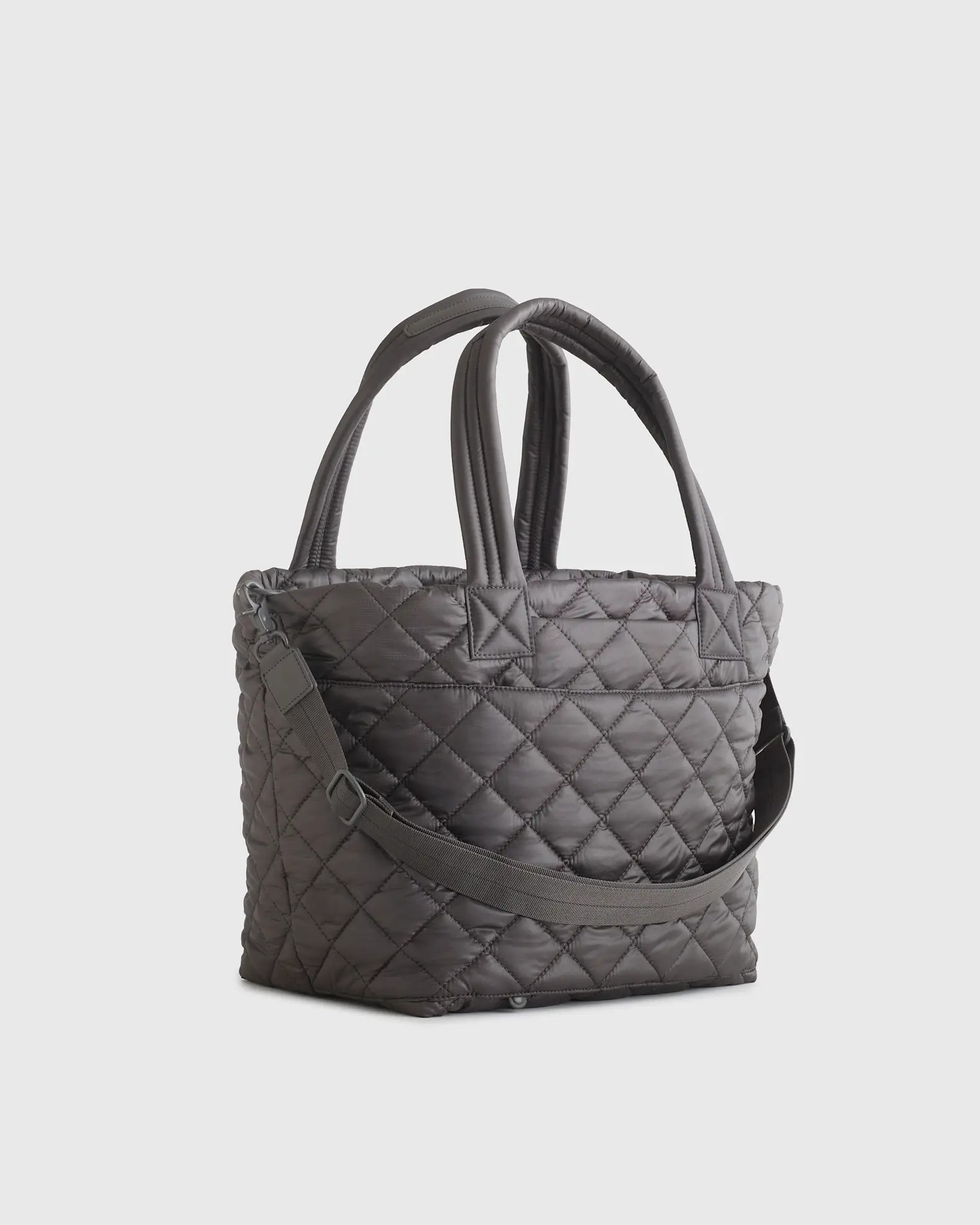 Transit Quilted Carry-All Tote in Charcoal | Quince